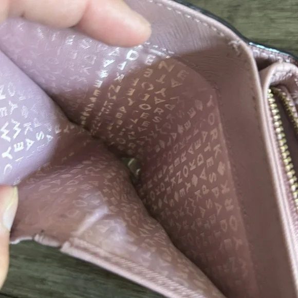 Lot of 2x [Kate Spade] Bi-Fold & Tri-Fold Pink Small Snap Button Close Wallets - Picture 7 of 16